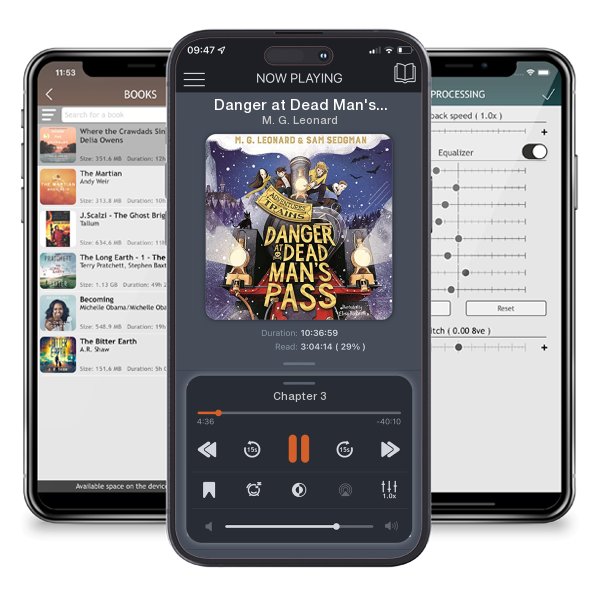 Download fo free audiobook Danger at Dead Man's Pass by M. G. Leonard and listen anywhere on your iOS devices in the ListenBook app.