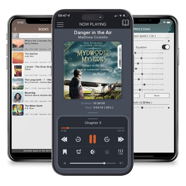 Download fo free audiobook Danger in the Air by Matthew Costello and listen anywhere on your iOS devices in the ListenBook app.