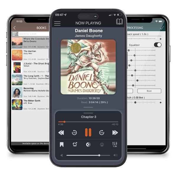 Download fo free audiobook Daniel Boone by James Daugherty and listen anywhere on your iOS devices in the ListenBook app.