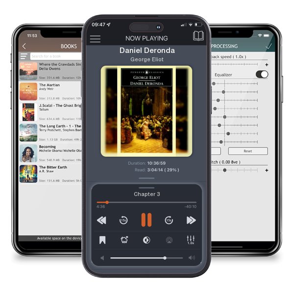 Download fo free audiobook Daniel Deronda by George Eliot and listen anywhere on your iOS devices in the ListenBook app.