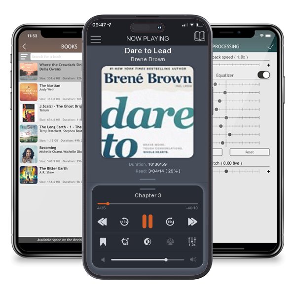 Download fo free audiobook Dare to Lead by Brene Brown and listen anywhere on your iOS devices in the ListenBook app.