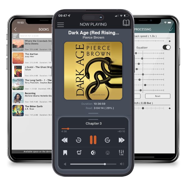 Download fo free audiobook Dark Age (Red Rising Saga, #5) by Pierce Brown and listen anywhere on your iOS devices in the ListenBook app.