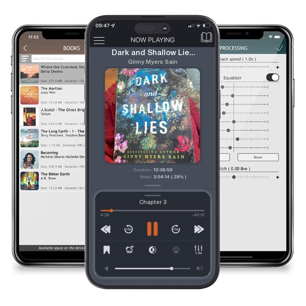 Download fo free audiobook Dark and Shallow Lies by Ginny Myers Sain and listen anywhere on your iOS devices in the ListenBook app.