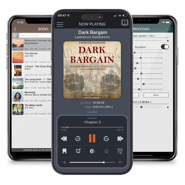 Download fo free audiobook Dark Bargain by Lawrence Goldstone and listen anywhere on your iOS devices in the ListenBook app.