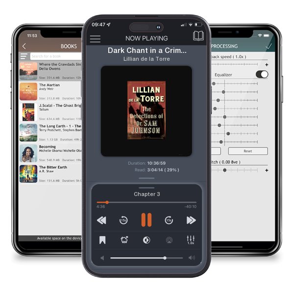 Download fo free audiobook Dark Chant in a Crimson Key by Lillian de la Torre and listen anywhere on your iOS devices in the ListenBook app.
