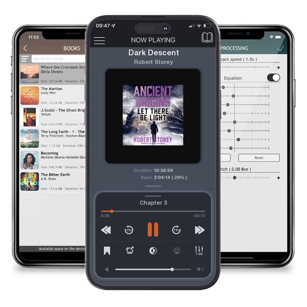 Download fo free audiobook Dark Descent by Robert Storey and listen anywhere on your iOS devices in the ListenBook app.