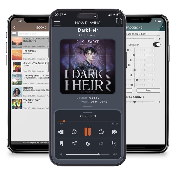 Download fo free audiobook Dark Heir by C. S. Pacat and listen anywhere on your iOS devices in the ListenBook app.
