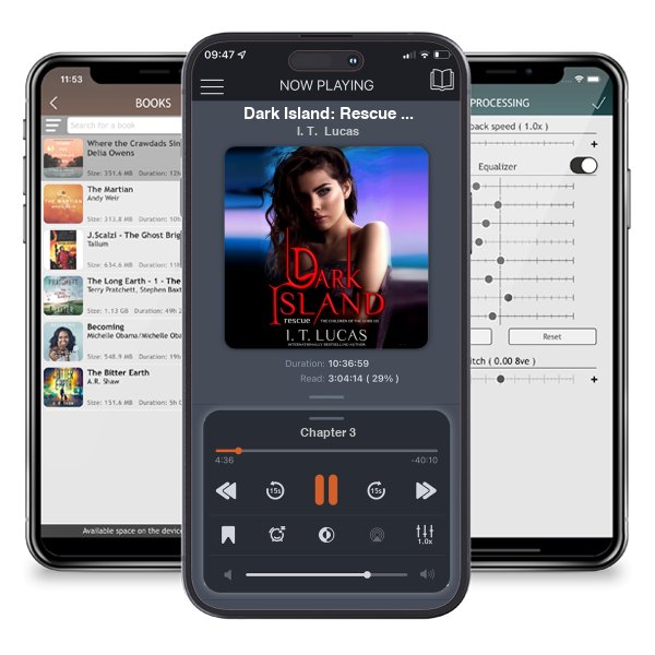 Download fo free audiobook Dark Island: Rescue (The Children Of The Gods Paranormal Romance Book 101) by I. T. Lucas and listen anywhere on your iOS devices in the ListenBook app.