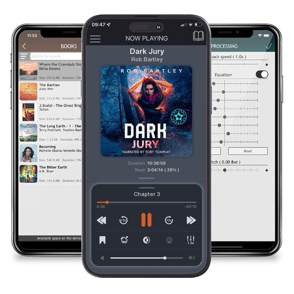 Download fo free audiobook Dark Jury by Rob Bartley and listen anywhere on your iOS devices in the ListenBook app.