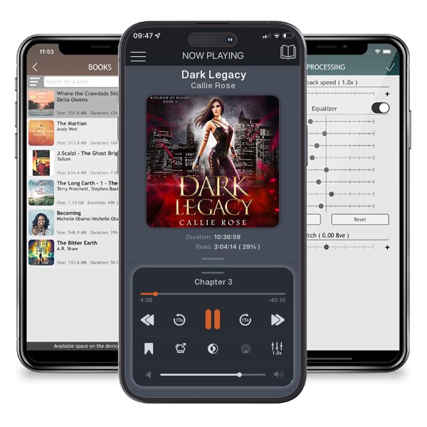 Download fo free audiobook Dark Legacy by Callie Rose and listen anywhere on your iOS devices in the ListenBook app.