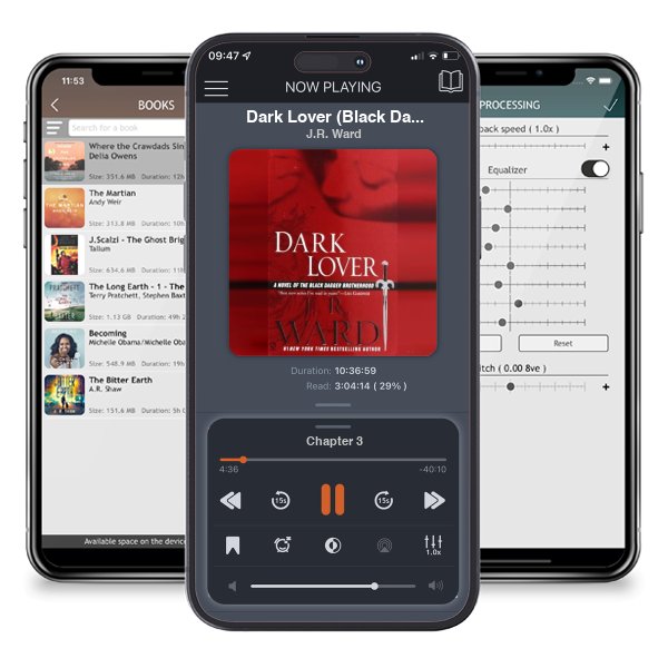 Download fo free audiobook Dark Lover (Black Dagger Brotherhood, #1) by J.R. Ward and listen anywhere on your iOS devices in the ListenBook app.