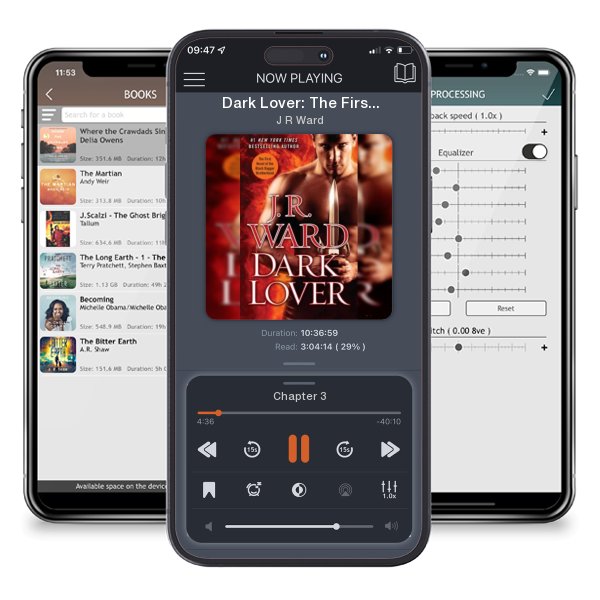 Download fo free audiobook Dark Lover: The First Novel of the Black Dagger Brotherhood by J R Ward and listen anywhere on your iOS devices in the ListenBook app.