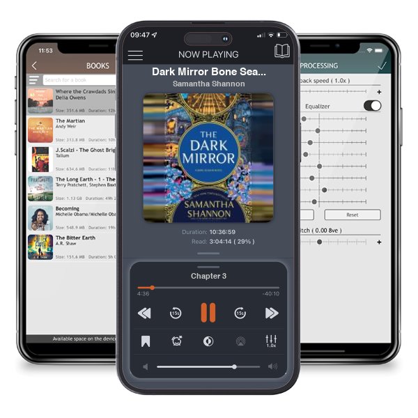 Download fo free audiobook Dark Mirror Bone Season Book 5 by Samantha Shannon and listen anywhere on your iOS devices in the ListenBook app.