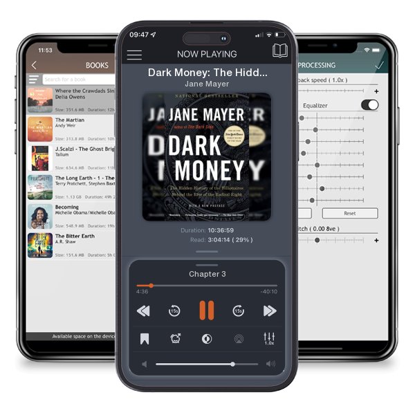 Download fo free audiobook Dark Money: The Hidden History of the Billionaires Behind the... by Jane Mayer and listen anywhere on your iOS devices in the ListenBook app.