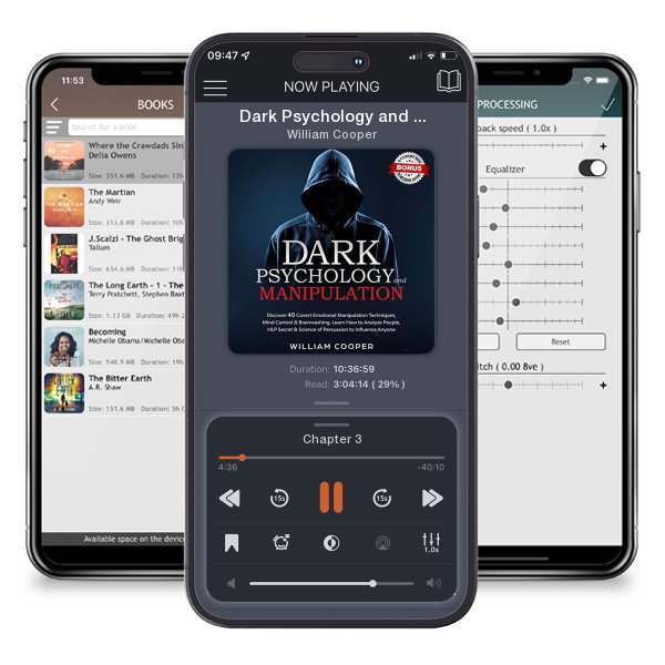 Download fo free audiobook Dark Psychology and Manipulation by William Cooper and listen anywhere on your iOS devices in the ListenBook app.