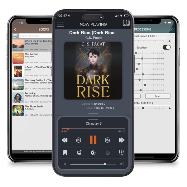 Download fo free audiobook Dark Rise (Dark Rise, #1) by C.S. Pacat and listen anywhere on your iOS devices in the ListenBook app.