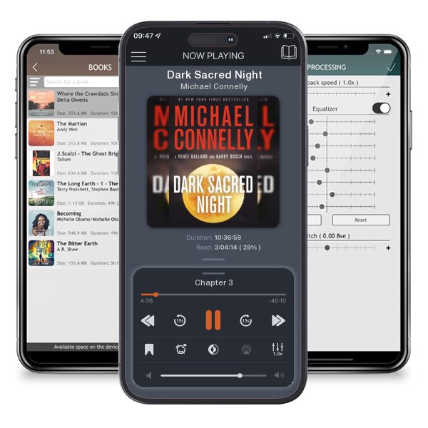 Download fo free audiobook Dark Sacred Night by Michael Connelly and listen anywhere on your iOS devices in the ListenBook app.