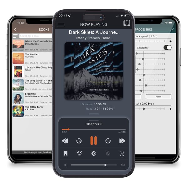 Download fo free audiobook Dark Skies: A Journey into the Wild Night by Tiffany Francis-Baker and listen anywhere on your iOS devices in the ListenBook app.