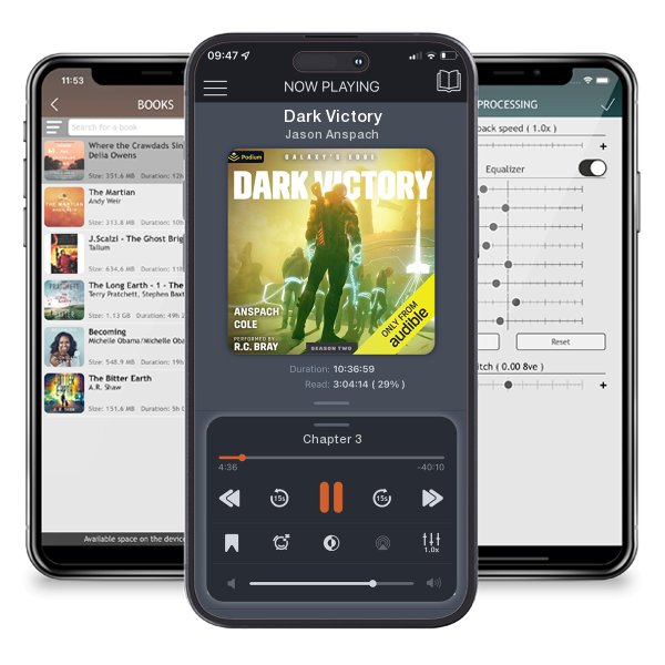 Download fo free audiobook Dark Victory by Jason Anspach and listen anywhere on your iOS devices in the ListenBook app.