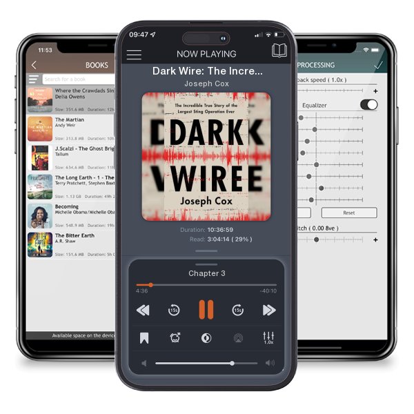 Download fo free audiobook Dark Wire: The Incredible True Story of the Largest Sting... by Joseph Cox and listen anywhere on your iOS devices in the ListenBook app.