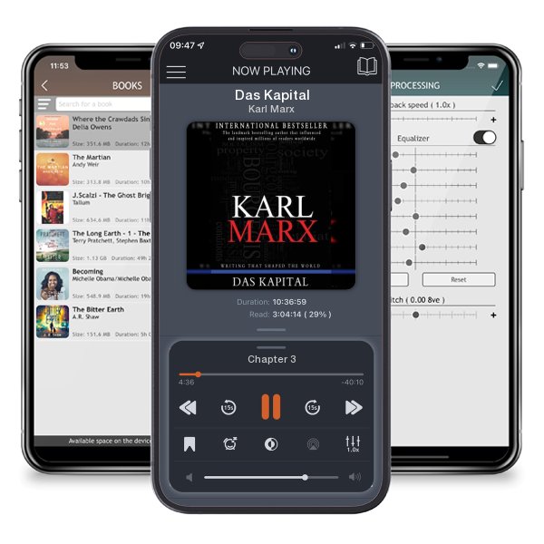 Download fo free audiobook Das Kapital by Karl Marx and listen anywhere on your iOS devices in the ListenBook app.