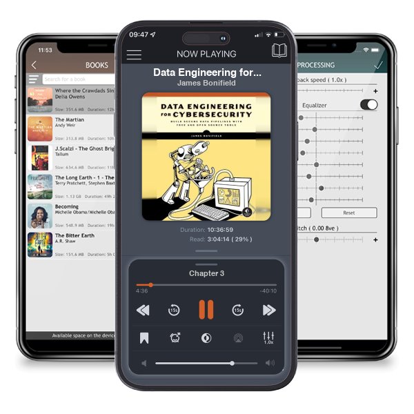 Download fo free audiobook Data Engineering for Cybersecurity by James Bonifield and listen anywhere on your iOS devices in the ListenBook app.