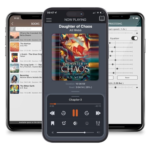 Download fo free audiobook Daughter of Chaos by AS Webb and listen anywhere on your iOS devices in the ListenBook app.