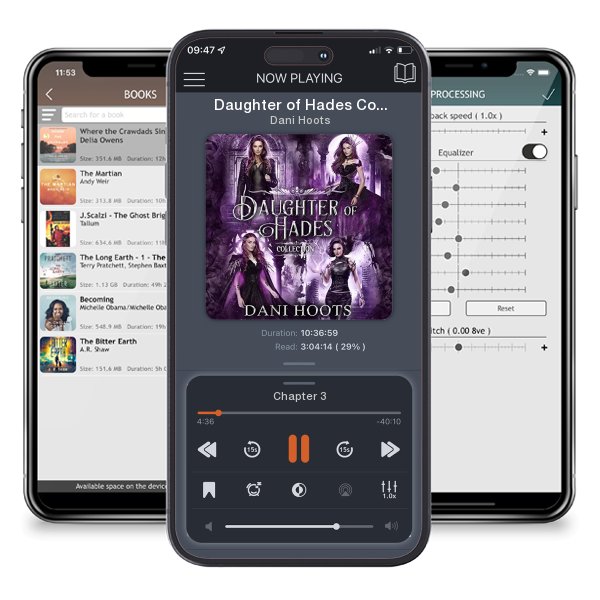 Download fo free audiobook Daughter of Hades Collection by Dani Hoots and listen anywhere on your iOS devices in the ListenBook app.