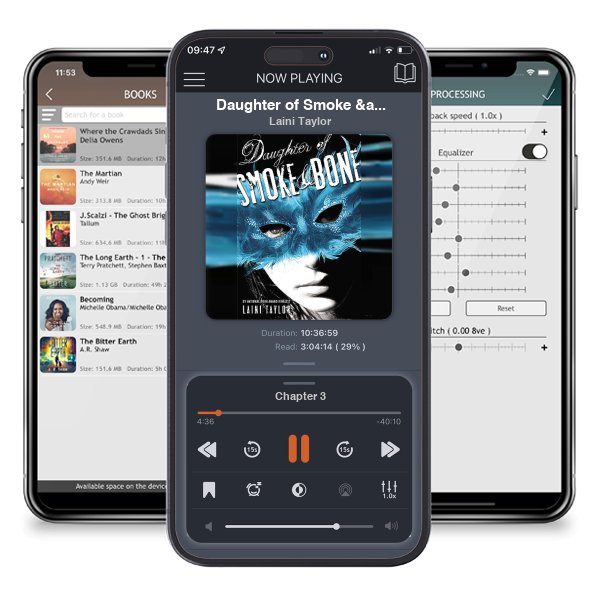 Download fo free audiobook Daughter of Smoke & Bone (Daughter of Smoke & Bone, #1) by Laini Taylor and listen anywhere on your iOS devices in the ListenBook app.