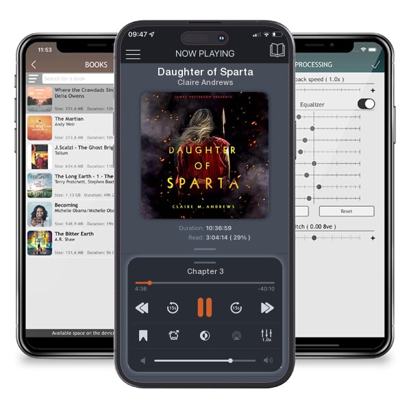 Download fo free audiobook Daughter of Sparta by Claire Andrews and listen anywhere on your iOS devices in the ListenBook app.