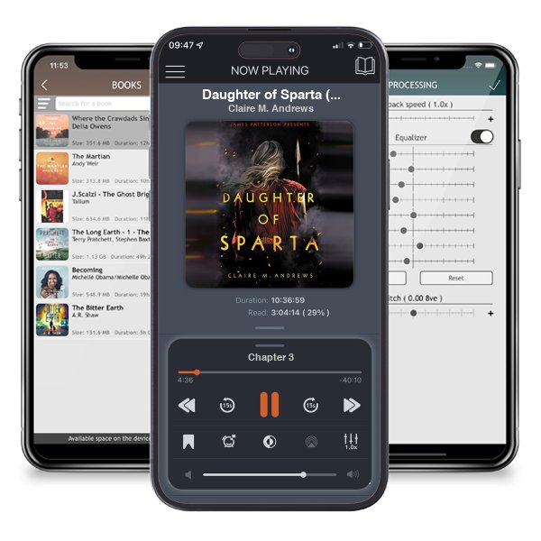 Download fo free audiobook Daughter of Sparta (Daughter of Sparta, #1) by Claire M. Andrews and listen anywhere on your iOS devices in the ListenBook app.