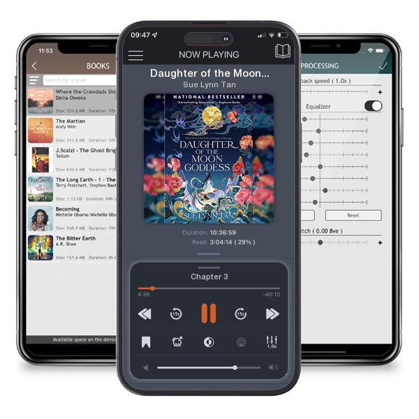 Download fo free audiobook Daughter of the Moon Goddess: A Fantasy Romance Novel by Sue Lynn Tan and listen anywhere on your iOS devices in the ListenBook app.