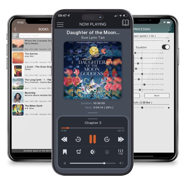 Download fo free audiobook Daughter of the Moon Goddess by Sue Lynn Tan and listen anywhere on your iOS devices in the ListenBook app.