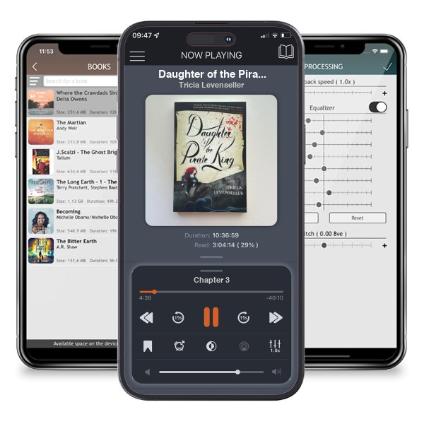 Download fo free audiobook Daughter of the Pirate King by Tricia Levenseller and listen anywhere on your iOS devices in the ListenBook app.