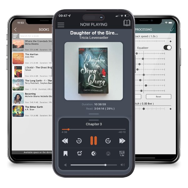 Download fo free audiobook Daughter of the Siren Queen by Tricia Levenseller and listen anywhere on your iOS devices in the ListenBook app.