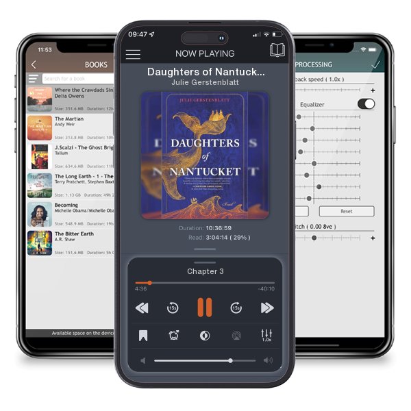 Download fo free audiobook Daughters of Nantucket (Original) by Julie Gerstenblatt and listen anywhere on your iOS devices in the ListenBook app.