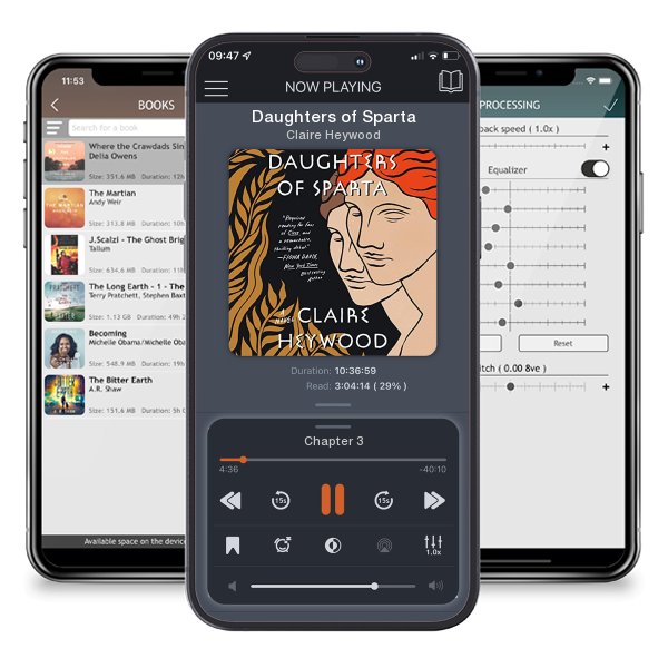 Download fo free audiobook Daughters of Sparta by Claire Heywood and listen anywhere on your iOS devices in the ListenBook app.
