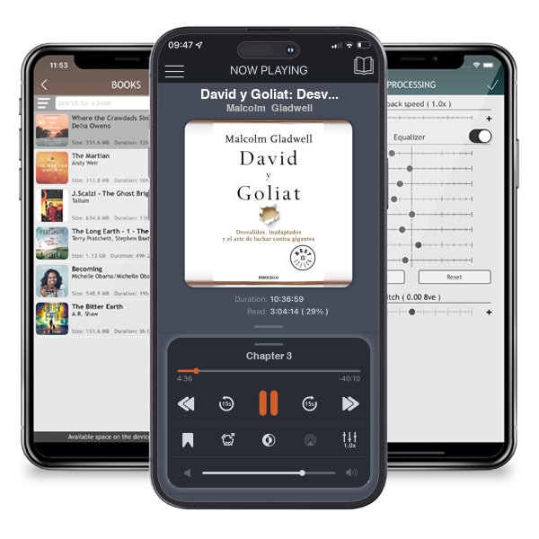 Descargar audiolibro gratis David y Goliat: Desvalidos, inadaptados y el arte de luchar contra gigantes (David and Goliath) by Malcolm  Gladwell y escuchar en cualquier lugar en sus dispositivos iOS en la aplicación ListenBook.