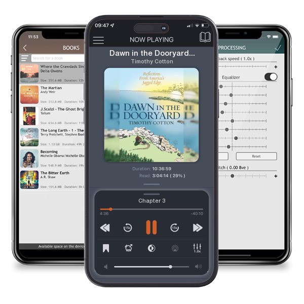 Download fo free audiobook Dawn in the Dooryard: Reflections from the Jagged Edge of America by Timothy Cotton and listen anywhere on your iOS devices in the ListenBook app.