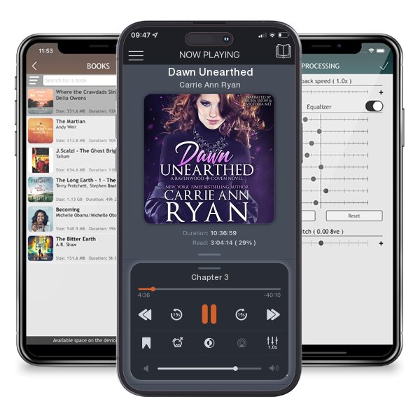 Download fo free audiobook Dawn Unearthed by Carrie Ann Ryan and listen anywhere on your iOS devices in the ListenBook app.