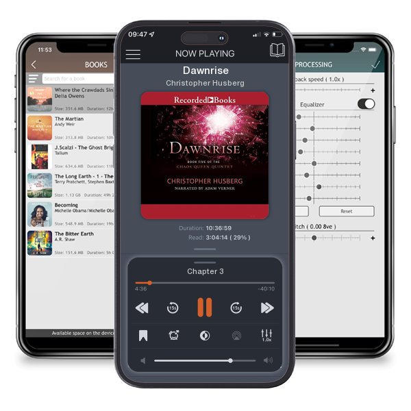 Download fo free audiobook Dawnrise by Christopher Husberg and listen anywhere on your iOS devices in the ListenBook app.