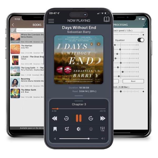 Download fo free audiobook Days Without End by Sebastian Barry and listen anywhere on your iOS devices in the ListenBook app.