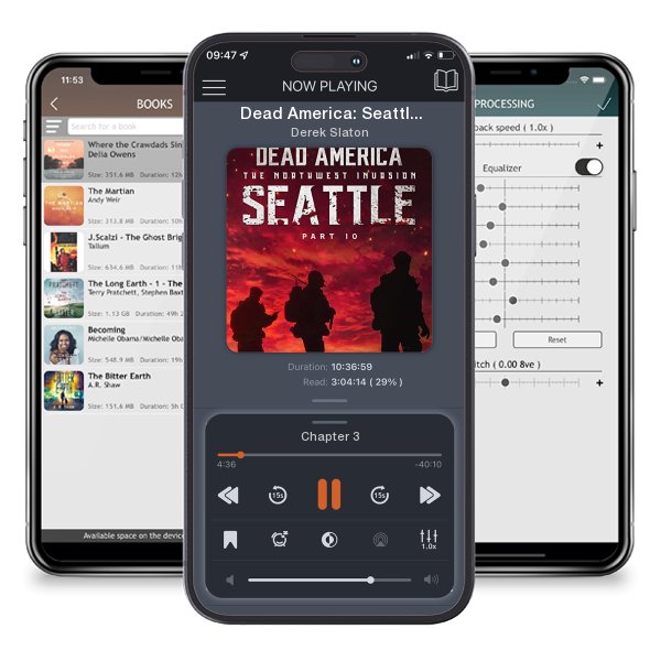 Download fo free audiobook Dead America: Seattle, Part 10 by Derek Slaton and listen anywhere on your iOS devices in the ListenBook app.