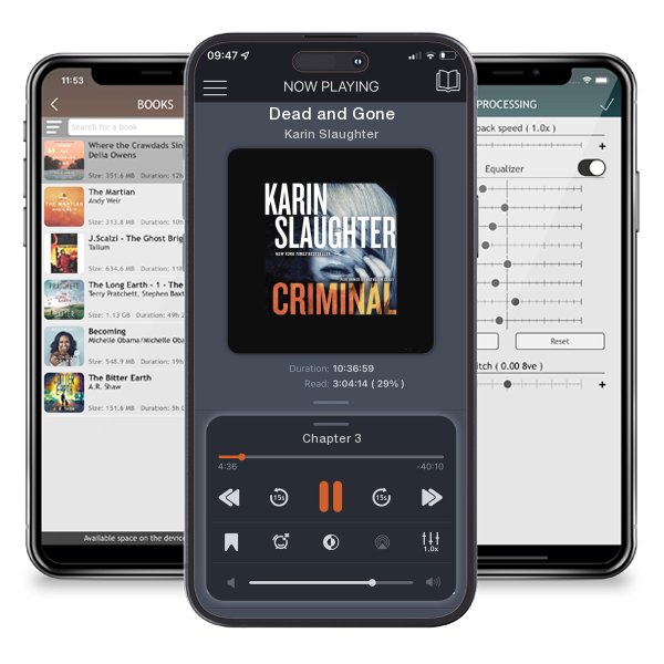Download fo free audiobook Dead and Gone by Karin Slaughter and listen anywhere on your iOS devices in the ListenBook app.