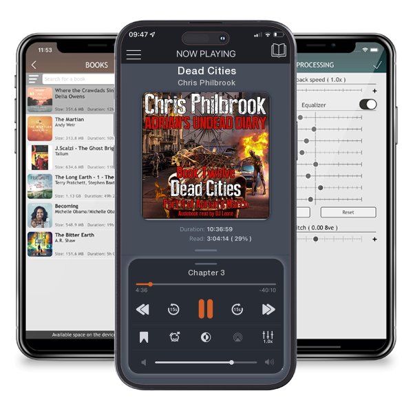 Download fo free audiobook Dead Cities by Chris Philbrook and listen anywhere on your iOS devices in the ListenBook app.