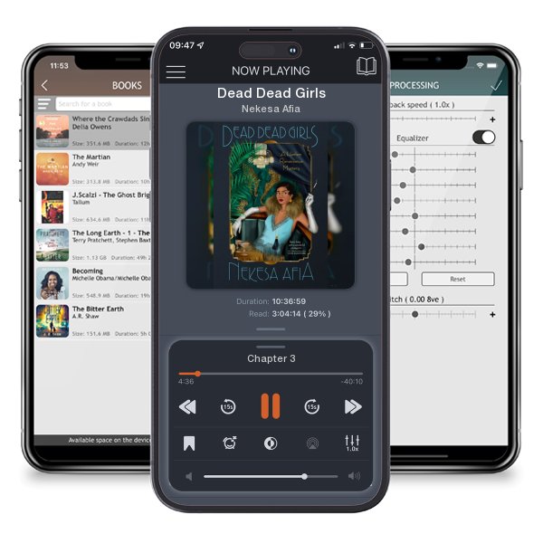 Download fo free audiobook Dead Dead Girls by Nekesa Afia and listen anywhere on your iOS devices in the ListenBook app.