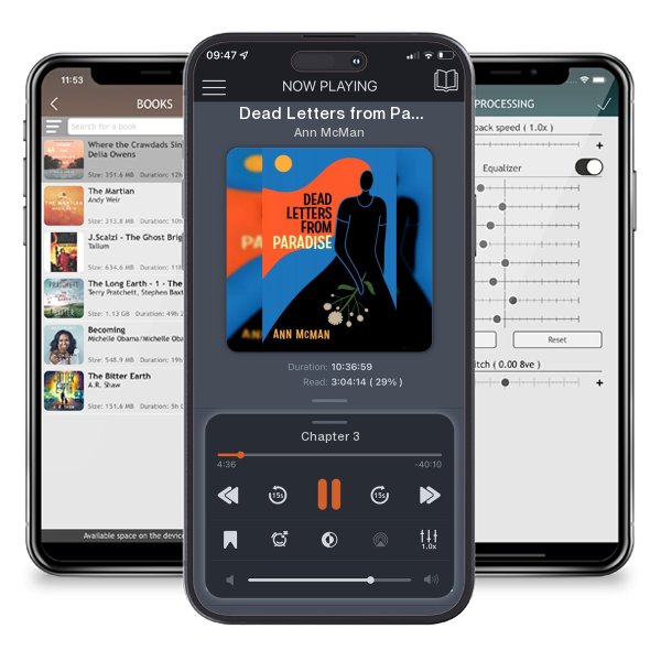 Download fo free audiobook Dead Letters from Paradise by Ann McMan and listen anywhere on your iOS devices in the ListenBook app.