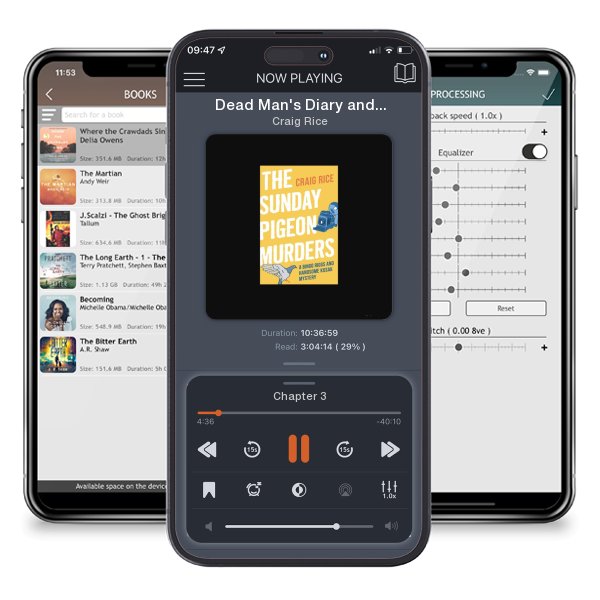 Download fo free audiobook Dead Man's Diary and A Taste for Cognac by Craig Rice and listen anywhere on your iOS devices in the ListenBook app.