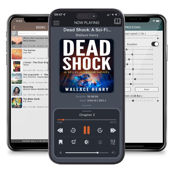 Download fo free audiobook Dead Shock: A Sci-Fi Horror Novel by Wallace Henry and listen anywhere on your iOS devices in the ListenBook app.