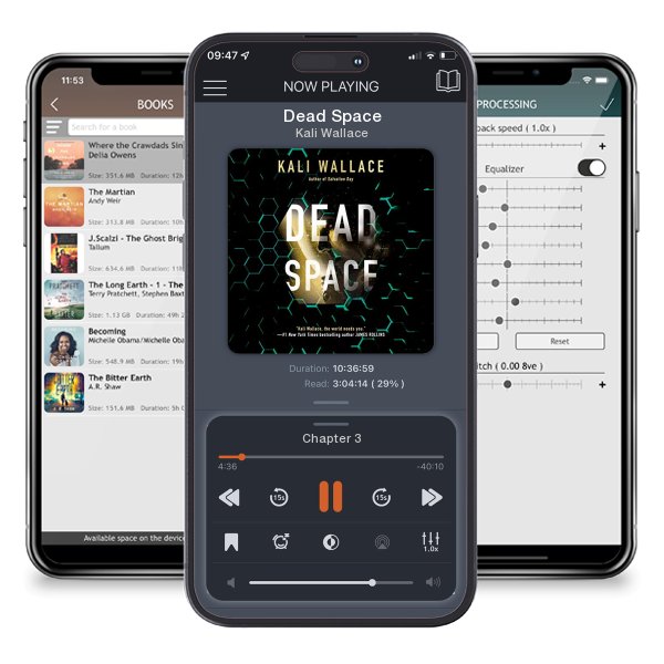Download fo free audiobook Dead Space by Kali Wallace and listen anywhere on your iOS devices in the ListenBook app.